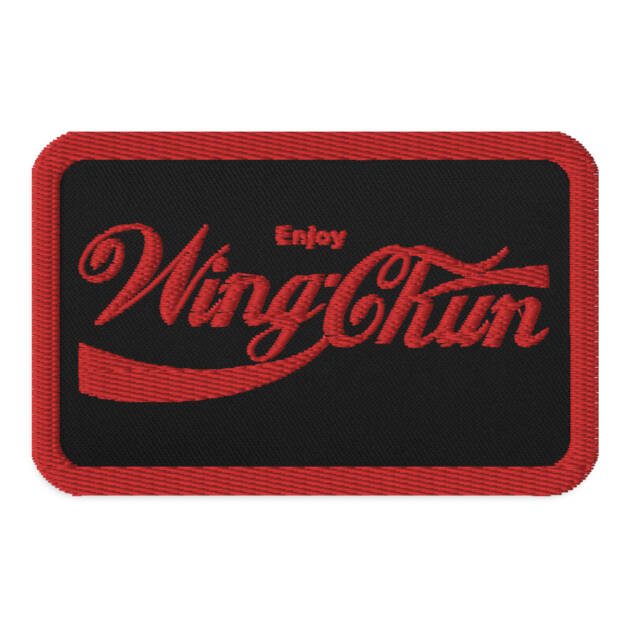 Enjoy Wing Chun Embroidered Patch