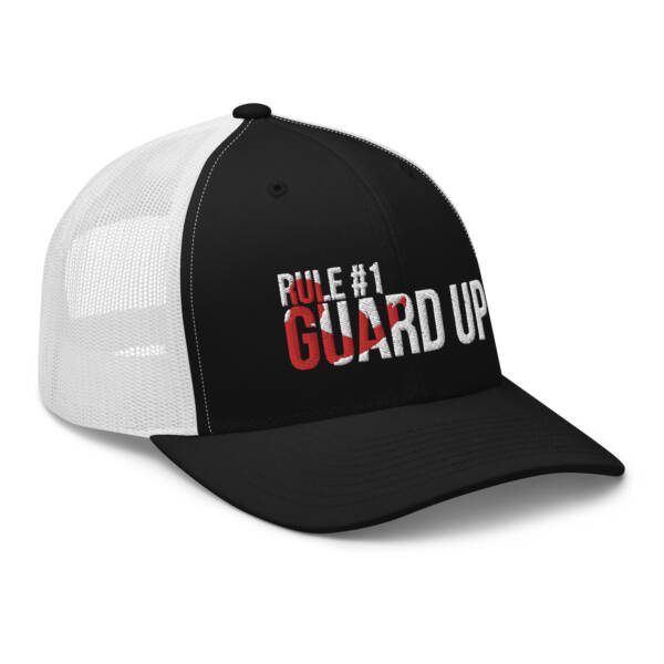 Rule #1 Guard Up Embroidered Trucker Cap - Image 2