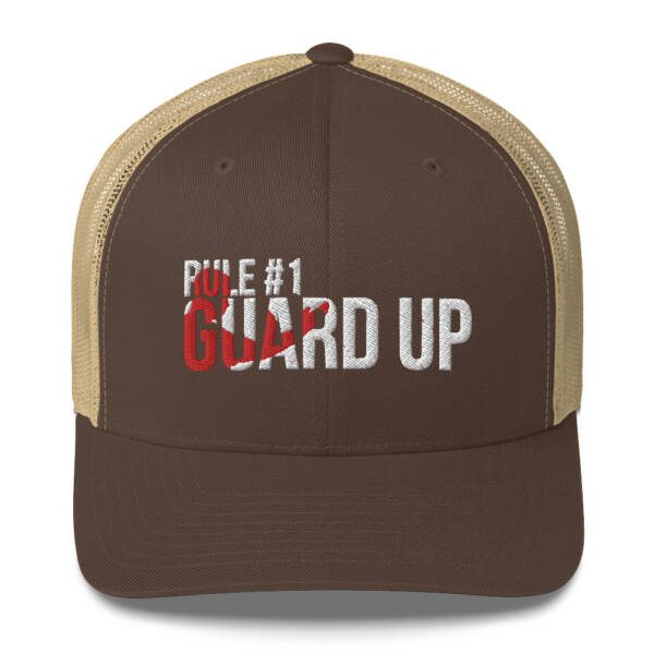 Rule #1 Guard Up Embroidered Trucker Cap - Image 6