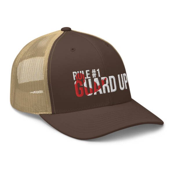 Rule #1 Guard Up Embroidered Trucker Cap - Image 4