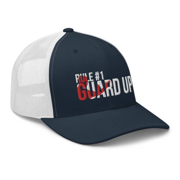 Rule #1 Guard Up Embroidered Trucker Cap - Image 3