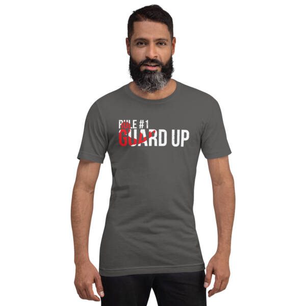 Rule #1 Guard Up - Dark Unisex T-shirt - Image 7