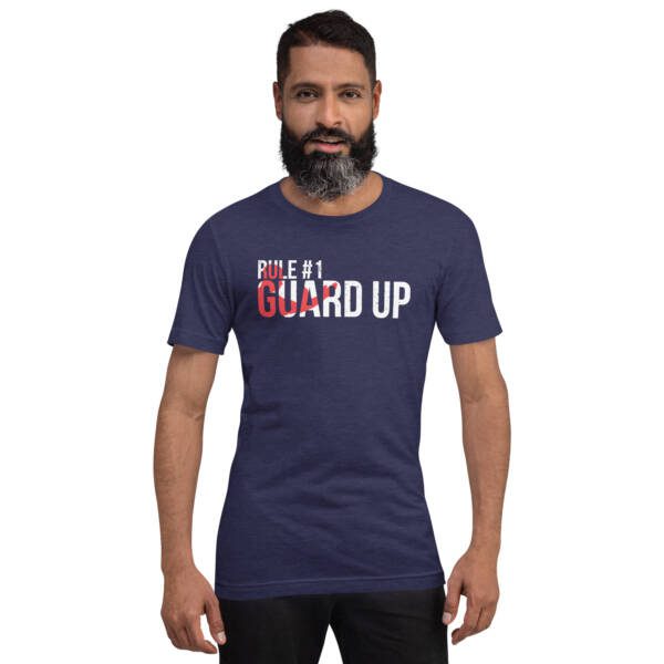 Rule #1 Guard Up - Dark Unisex T-shirt - Image 4