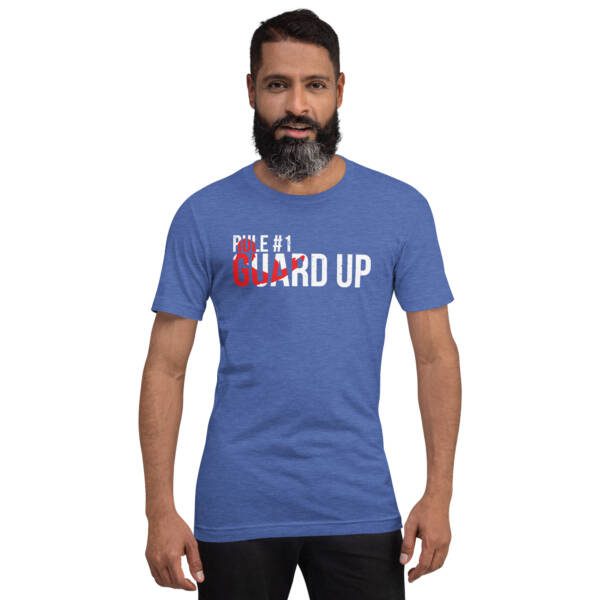 Rule #1 Guard Up - Dark Unisex T-shirt - Image 8