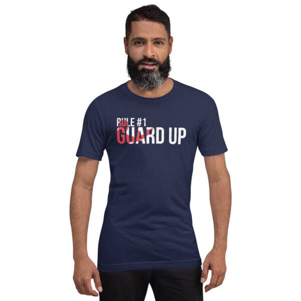Rule #1 Guard Up - Dark Unisex T-shirt - Image 3
