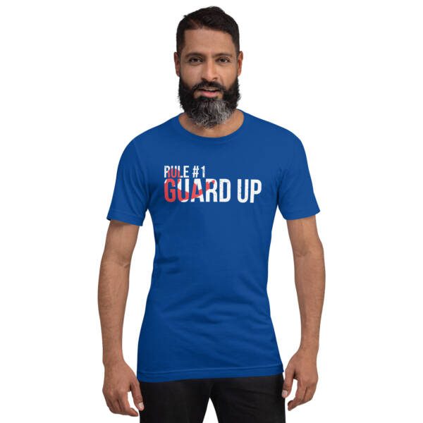 Rule #1 Guard Up - Dark Unisex T-shirt - Image 5