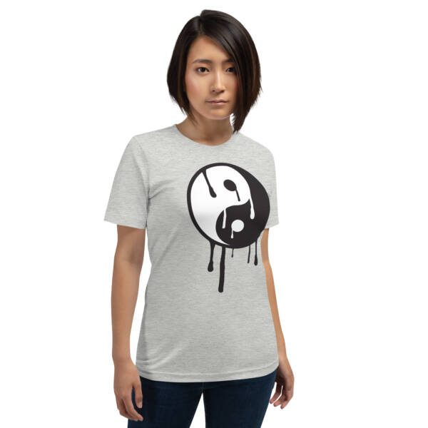 Yin Yang Dripping - Unisex T-shirt - Image 7