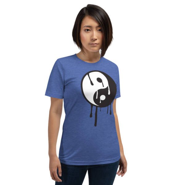 Yin Yang Dripping - Unisex T-shirt - Image 6