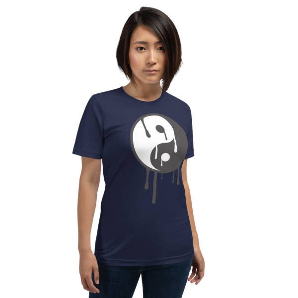 Yin Yang Dripping - Unisex T-shirt - Image 2