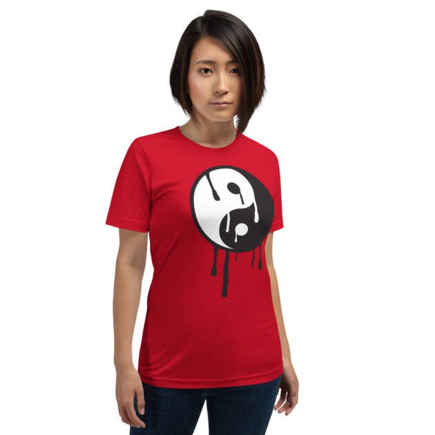 Yin Yang Dripping - Unisex T-shirt