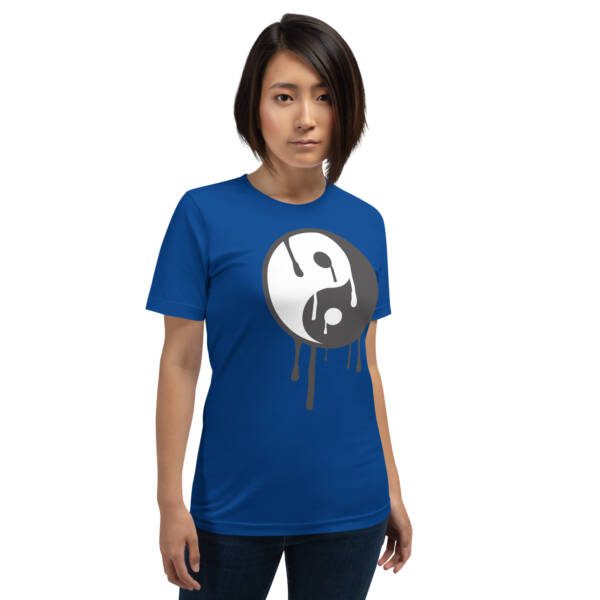 Yin Yang Dripping - Unisex T-shirt - Image 4
