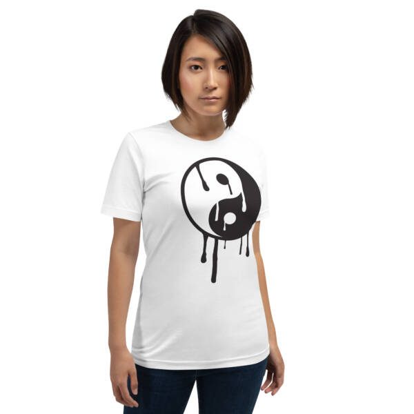 Yin Yang Dripping - Unisex T-shirt - Image 10