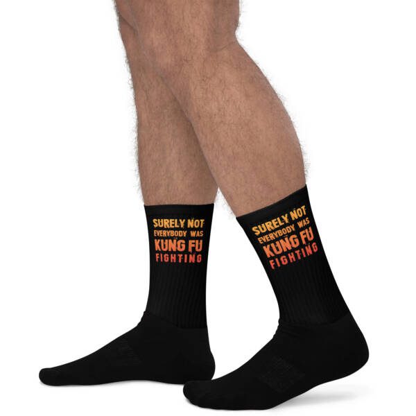 Surely Not Everybody Was Kung Fu Fighting Socks - Image 2