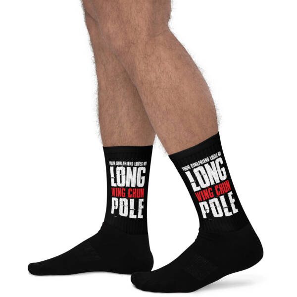 Your Girlfriend Loves My Wing Chun Long Pole Socks - Image 2