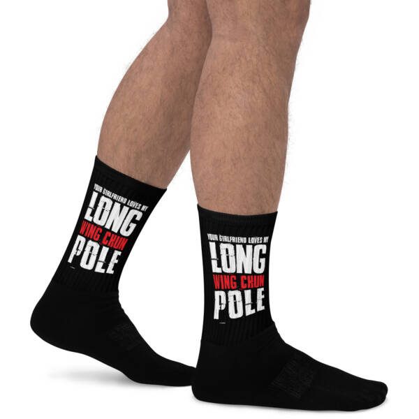 Your Girlfriend Loves My Wing Chun Long Pole Socks