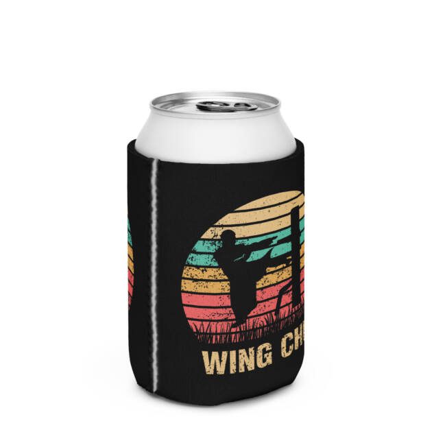 Wing Chun Sifu Dummy Can Cooler Stubby Holder