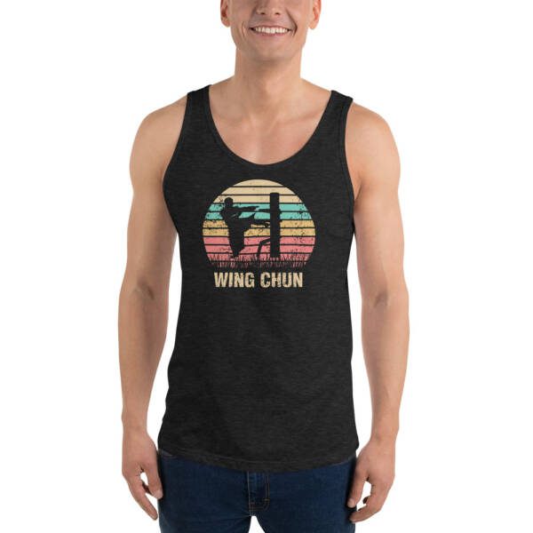 Wing Chun Sifu Dummy Men's Tank Top - Image 6