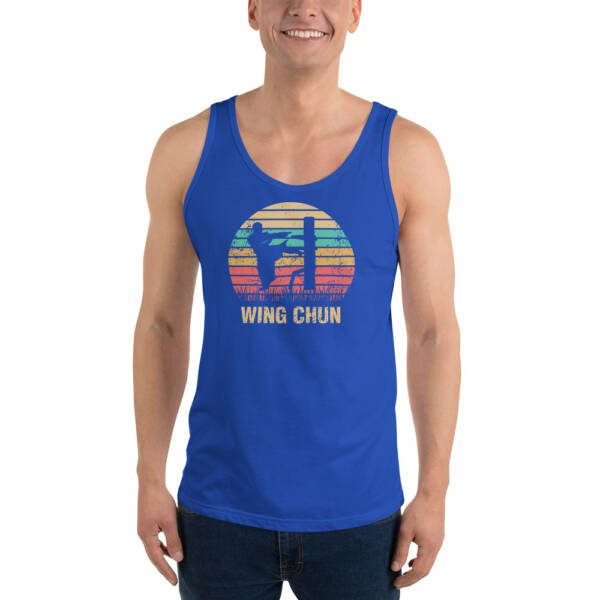 Wing Chun Sifu Dummy Men's Tank Top - Image 8