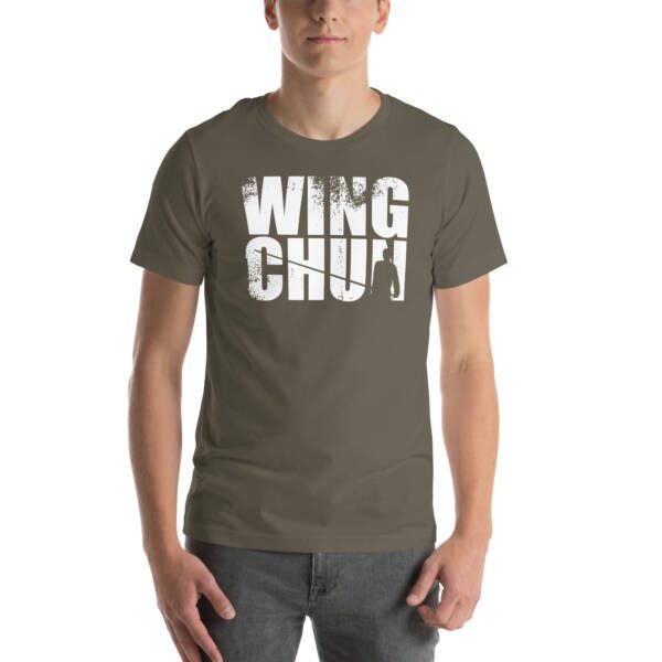 Wing Chun Pole Unisex T-shirt - Image 10