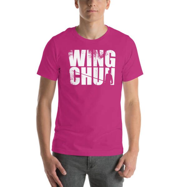 Wing Chun Pole Unisex T-shirt - Image 8