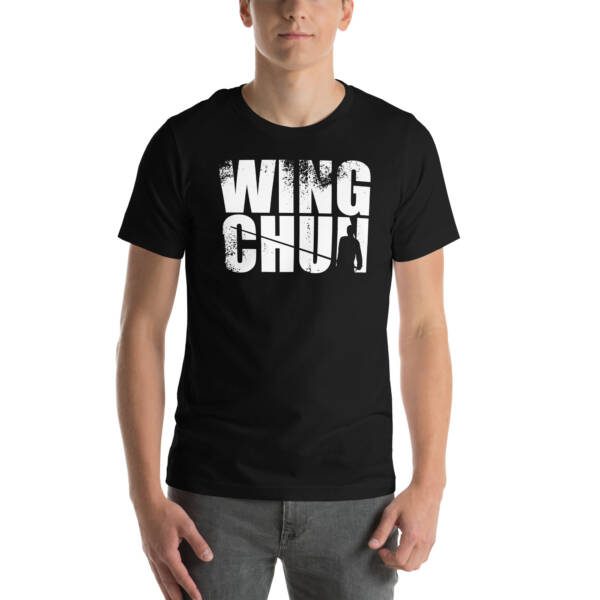 Wing Chun Pole Unisex T-shirt - Image 3