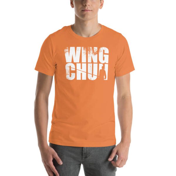 Wing Chun Pole Unisex T-shirt - Image 13