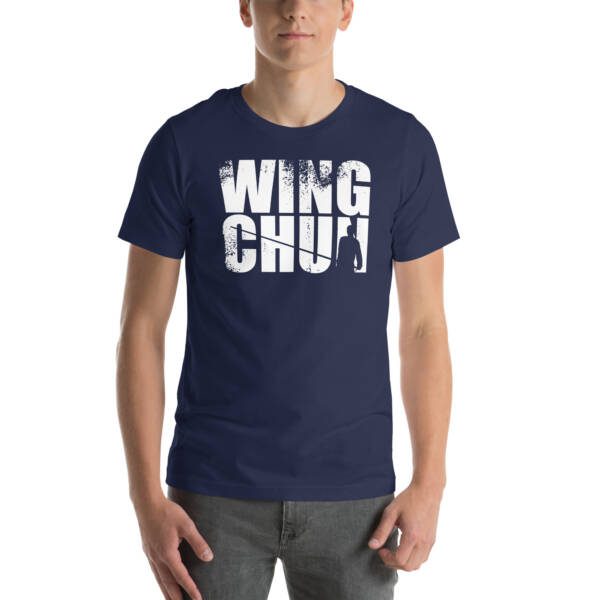 Wing Chun Pole Unisex T-shirt - Image 4