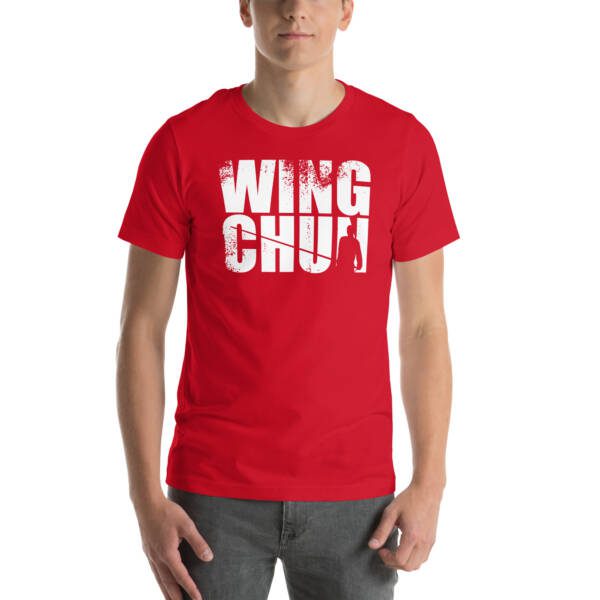 Wing Chun Pole Unisex T-shirt - Image 5