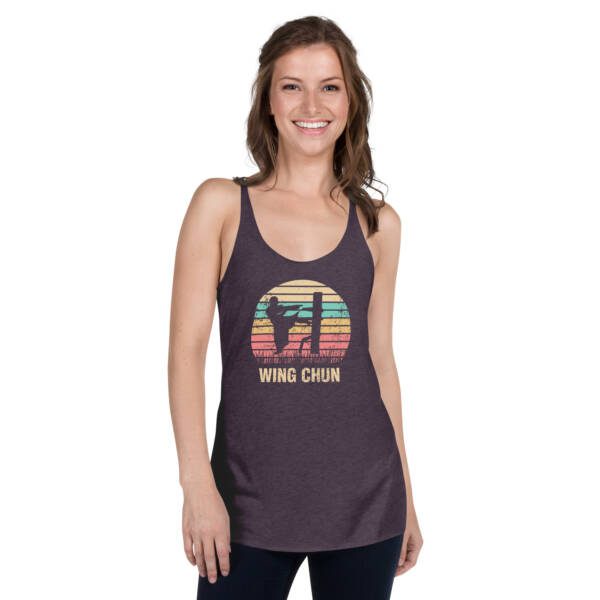 Wing Chun Sifu Dummy Women's Racerback Tank - Image 5