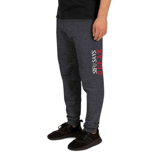Unisex joggers black heather left front 67f733b09ed8e.jpg